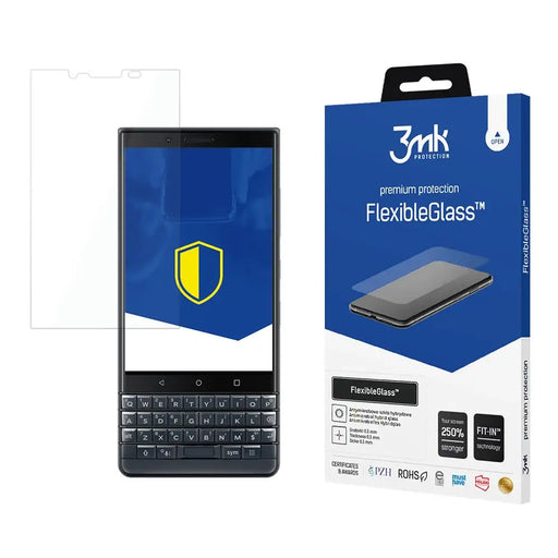 Хибридно стъкло 3mk FlexibleGlass™ за BlackBerry Key2 LE