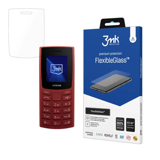 Хибридно стъкло 3mk FlexibleGlass за Nokia 105 4G (2023)