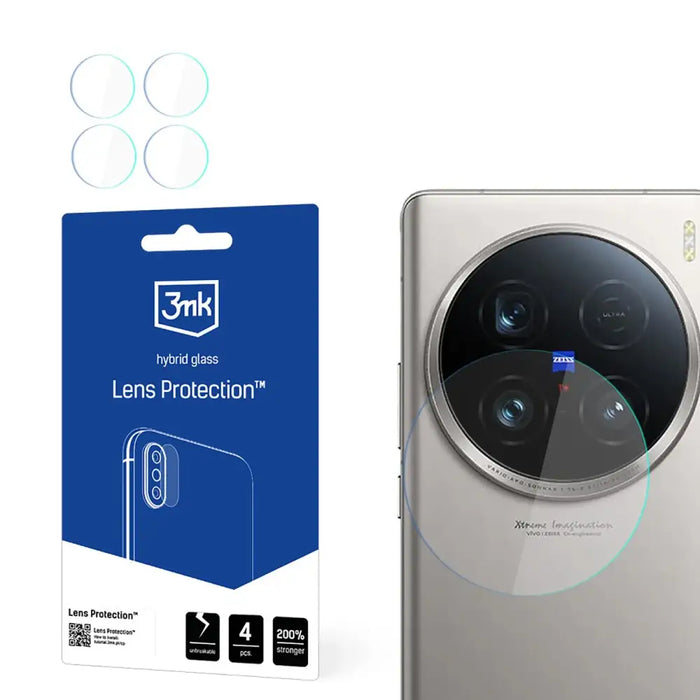 Хибридно стъкло за обектива на камерата 3mk защита