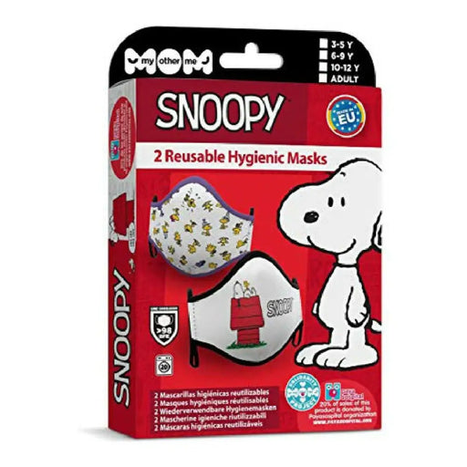 Хигиенна Маска от Плат за Многократна Употреба Snoopy