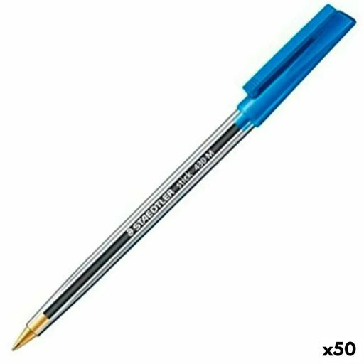 Химикал Staedtler Stick 430 Син (50 броя)