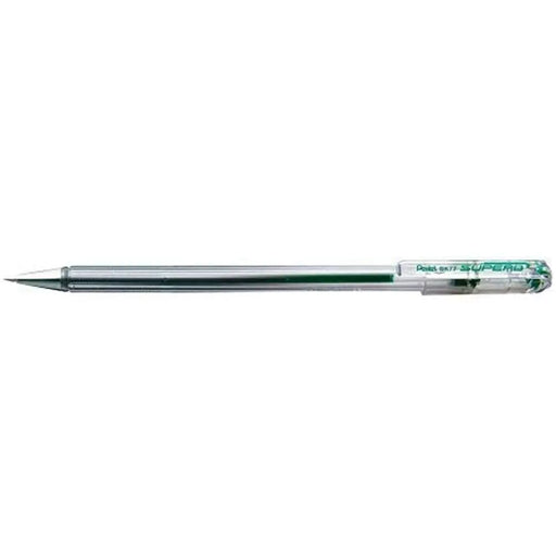 Химикал Pentel Superb Bk77 Зелен 12 Части