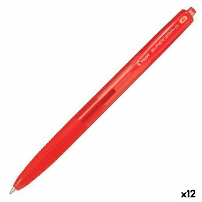Химикал Pilot Supergrip G Червен 0,4 mm 1 mm (12 броя)