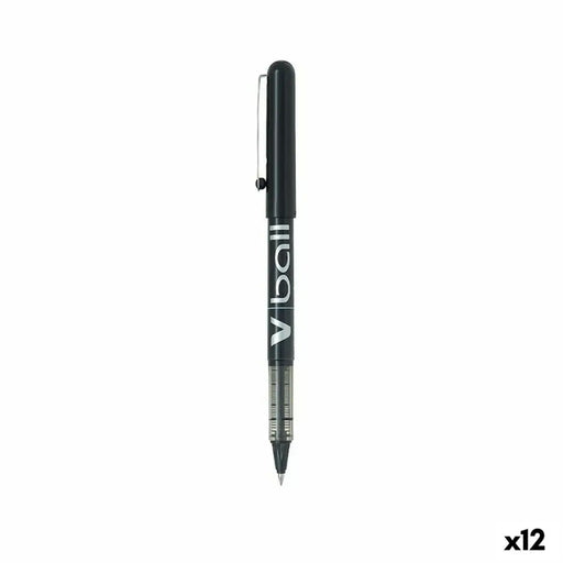 Химикал Roller Pilot V Ball 0,7 mm Черен (12 броя)