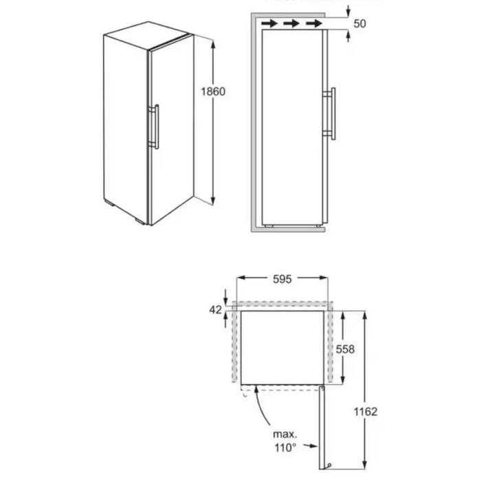 Хладилник-фризер ELECTROLUX LNT7ME36G2