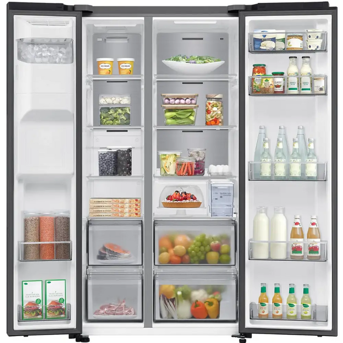 Хладилник с фризер Samsung RS70F65KEFEO