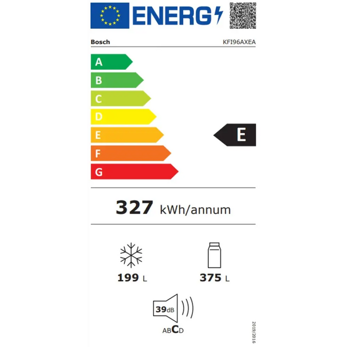 Хладилник с фризер BOSCH KFI96AXEA 574 л NoFrost 183 x 90.5