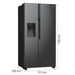 Хладилник с фризер GORENJE Side by Side NRR9185ESBXL 566 л