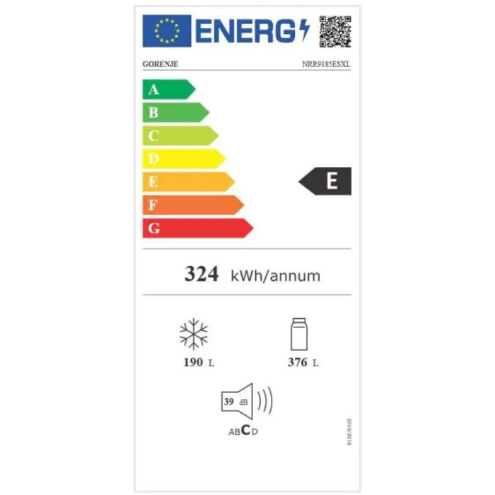 Хладилник с фризер GORENJE Side by Side NRR9185ESXL 566 л