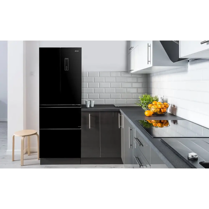 Хладилник с фризер Sam Cook French Door 351л E Черен