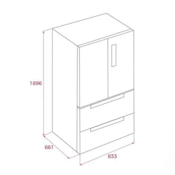 Хладилник с фризер TEKA RFD 77825 516 л No Frost 189.8 x