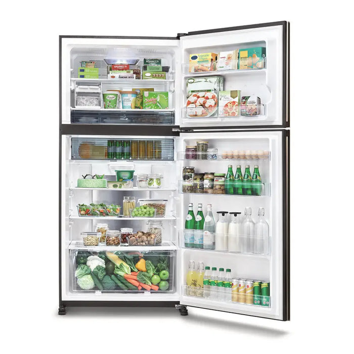Хладилник с горна камера Sharp SJ-YG740G-SL 604 l E No