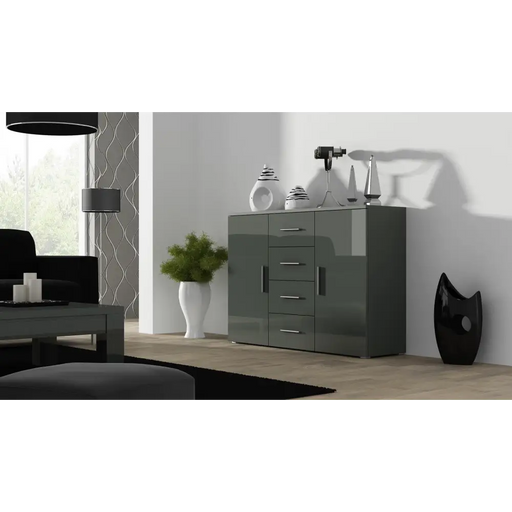Холен бюфет Cama UNi сив/сив гланц