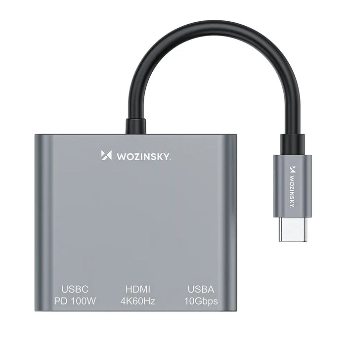 Хъб Wozinsky WHCH-01 USB-C PD 100W HDMI 4K@30Hz USB-A