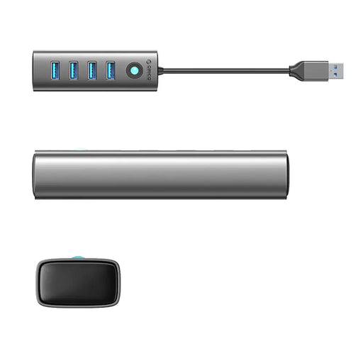 Хъб Orico PDD4U-U3 4x USB-A 3.0 - сив