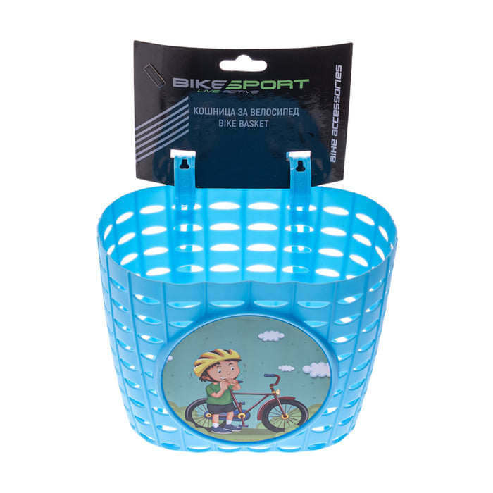КОШНИЦА ЗА ВЕЛОСИПЕД KID BASKET СИН