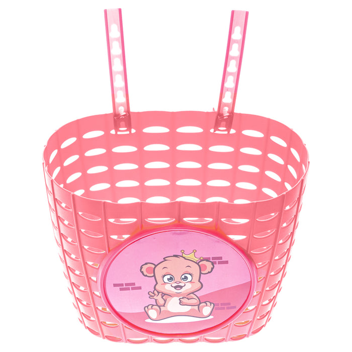 КОШНИЦА ЗА ВЕЛОСИПЕД KID BASKET РОЗОВ