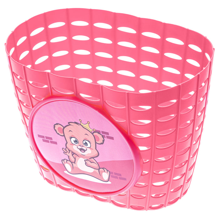 КОШНИЦА ЗА ВЕЛОСИПЕД KID BASKET РОЗОВ