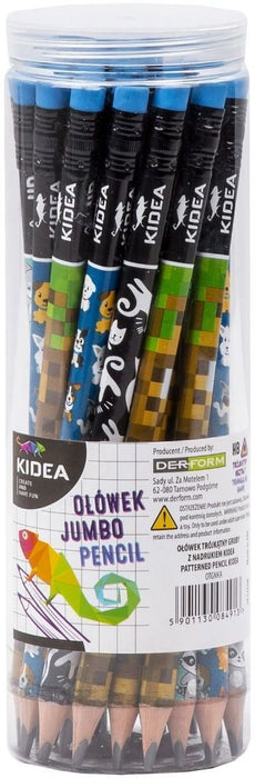 Молив Kidea - Jumbo, HB, асортимент