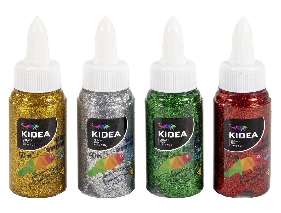 Брокатно лепило Kidea - 50 ml, асортимент