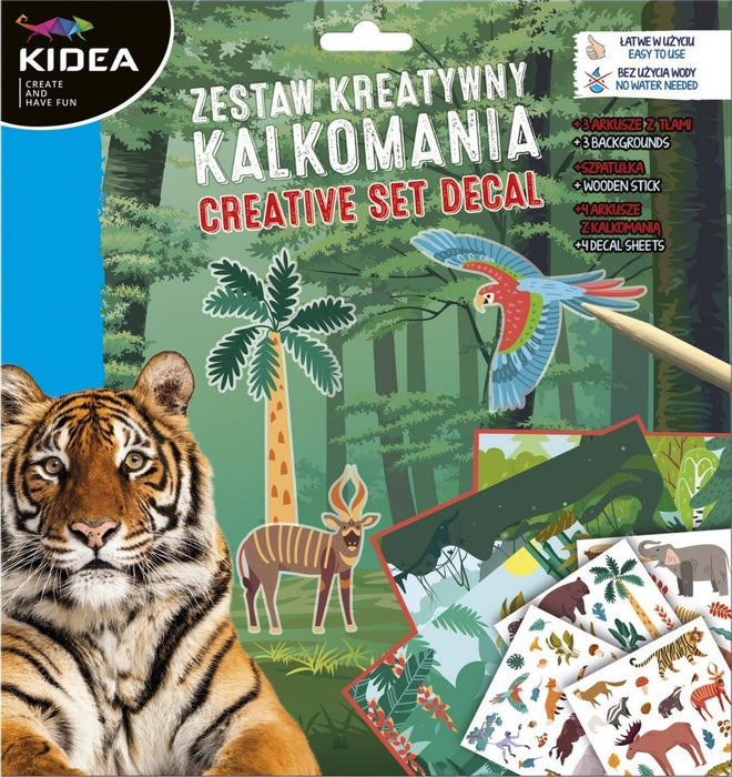 Творчески комплект с ваденки Kidea - Животни