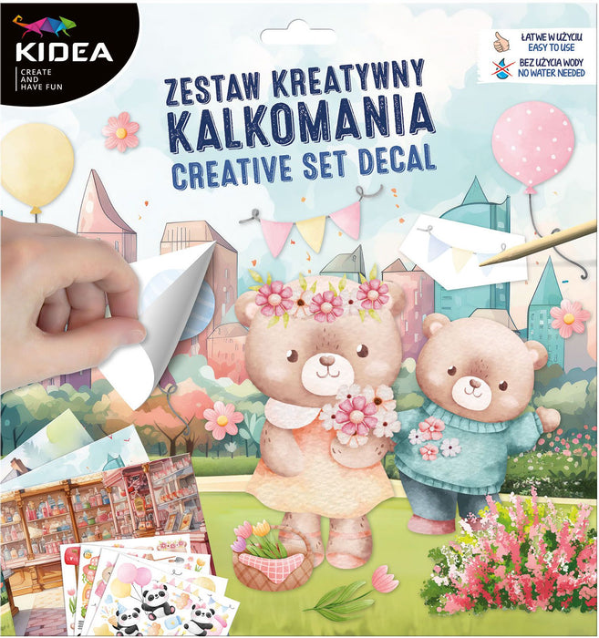 Творчески комплект с ваденки Kidea - Животинки