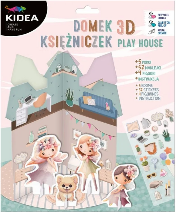 Направи си 3D къща Kidea - Принцеси