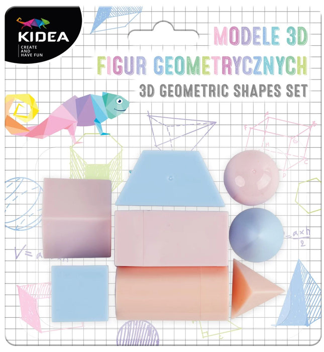 3D модели на геометрични фигури Kidea - Pastel