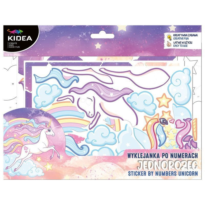 Игра със стикери по номера Kidea - Магия