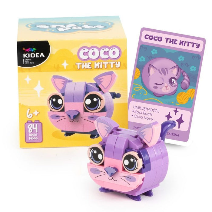 Фигурка за сглобяване Kidea Snapets - Котката Коко