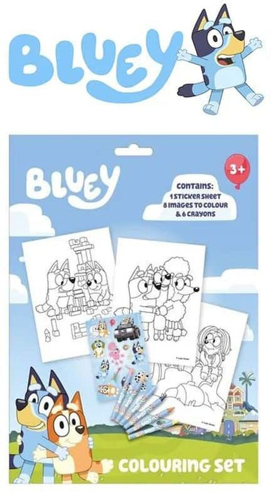 Сет за оцветяване Kids Licensing - Bluey, с тетрадка