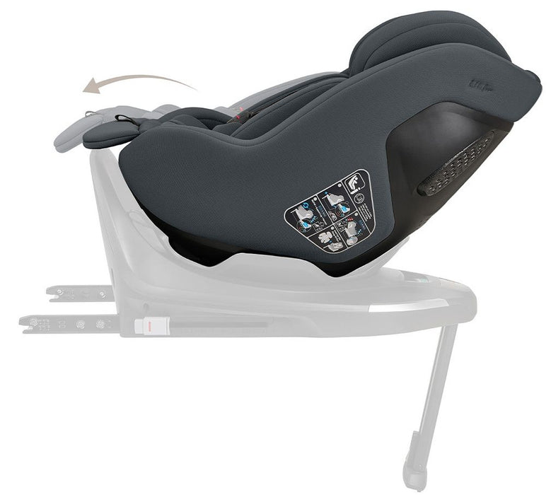 Стол за кола KikkaBoo Platinum - i-Class Plus, i-Size, 40-105 cm, Graphite