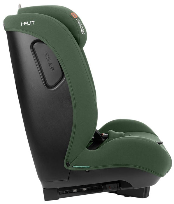 Стол за кола KikkaBoo - i-Flit, IsoFix, i-Size, 76-150 cm, Army Green
