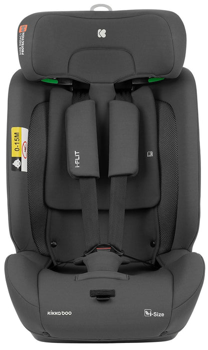 Стол за кола KikkaBoo - i-Flit, IsoFix, i-Size, 76-150 cm, Dark Grey