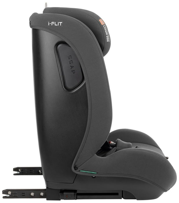 Стол за кола KikkaBoo - i-Flit, IsoFix, i-Size, 76-150 cm, Dark Grey