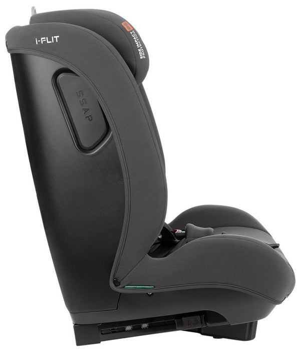 Стол за кола KikkaBoo - i-Flit, IsoFix, i-Size, 76-150 cm, Dark Grey