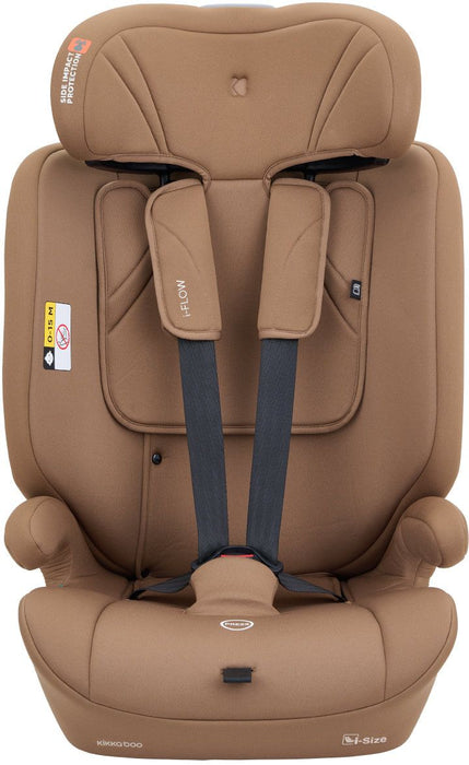 Стол за кола KikkaBoo - i-Flow, i-Size, 76-150 cm, Mocha