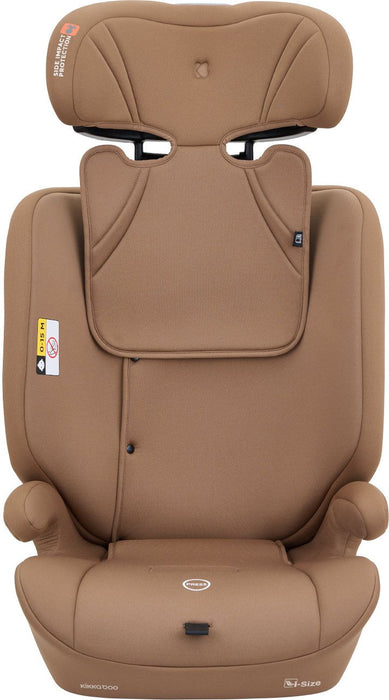 Стол за кола KikkaBoo - i-Flow, i-Size, 76-150 cm, Mocha