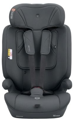 Стол за кола KikkaBoo - i-Flow, i-Size, 76-150 cm, Grey