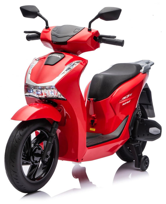 Акумулаторен мотор KikkaBoo - Licensed Honda SH 125i, червен