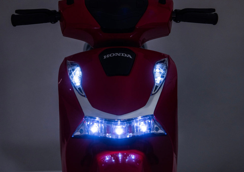 Акумулаторен мотор KikkaBoo - Licensed Honda SH 125i, червен
