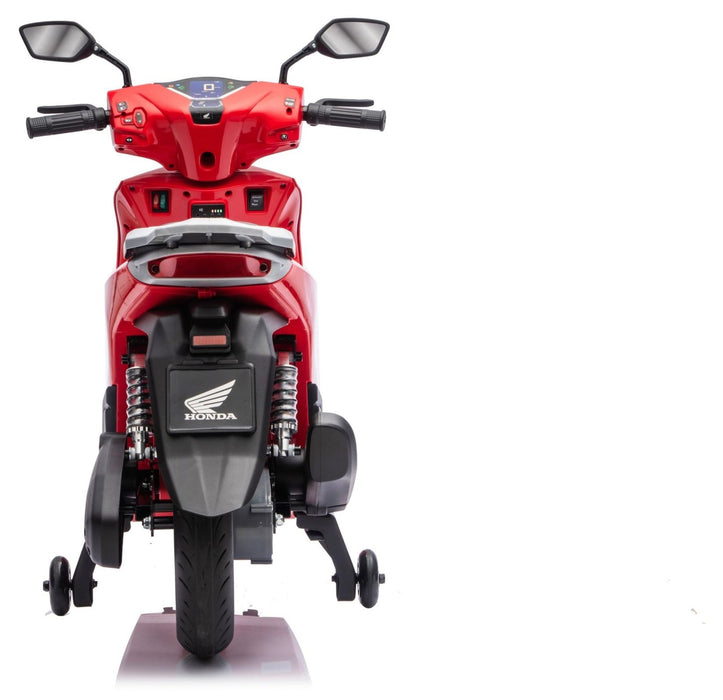 Акумулаторен мотор KikkaBoo - Licensed Honda SH 125i, червен