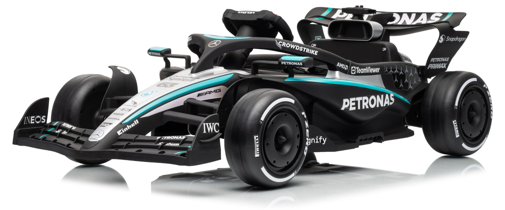Акумулаторна кола KikkaBoo - Licensed Mercedes AMG Petronas F1 Team, черна