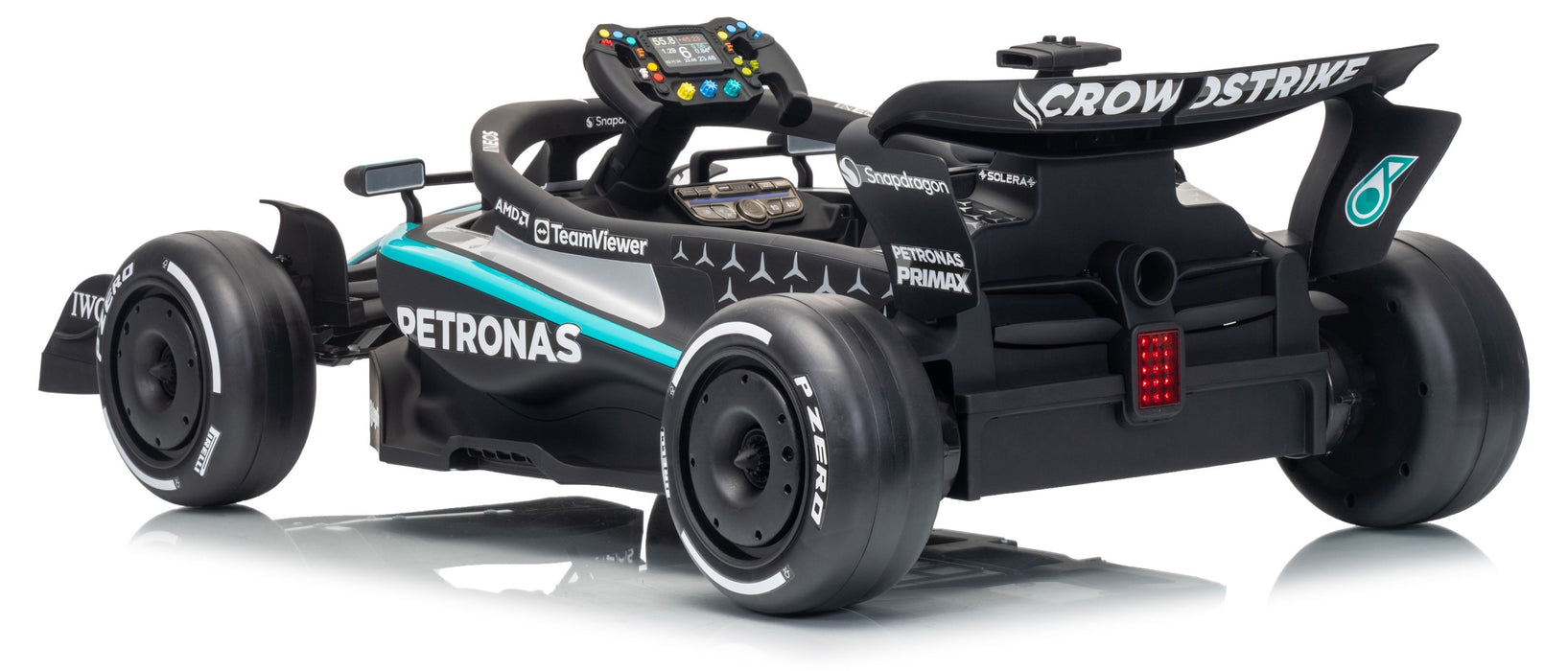 Акумулаторна кола KikkaBoo - Licensed Mercedes AMG Petronas F1 Team, черна