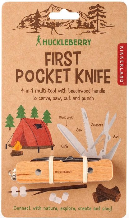 Джобно ножче Kikkerland - Huckleberry, 4-в-1