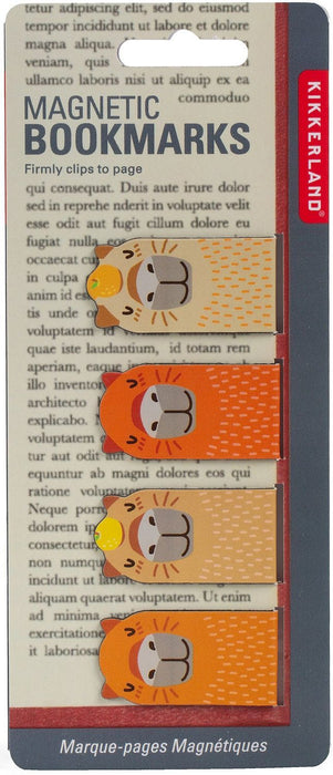 Магнитни книгоразделители Kikkerland - Капибара, 4 броя