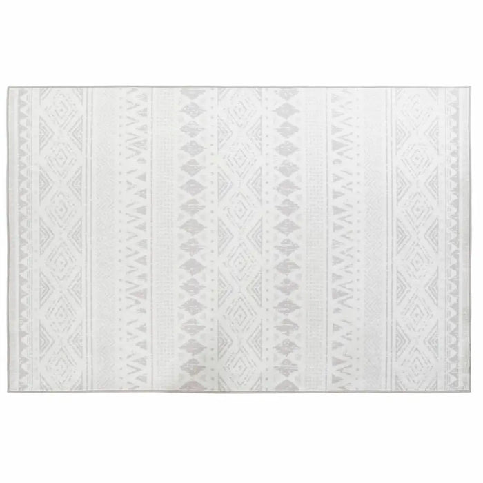 Килим DKD Home Decor Бежов Бял Ikat (200 x 290 x 0,4 cm)