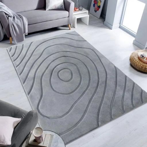 КИЛИМ БАМБИ 3D СИВО 120Х160СМ