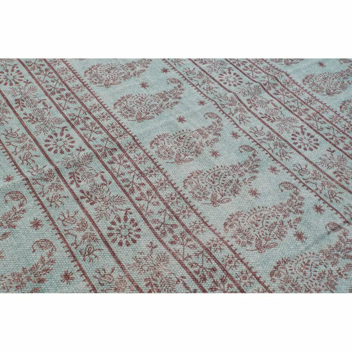 Килим DKD Home Decor 120 x 180 x 0,4 cm Син полиестер Зелен