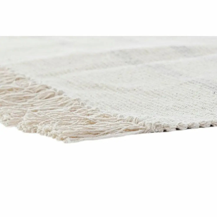 Килим DKD Home Decor 120 x 180 x 0,75 cm Сив полиестер Бял